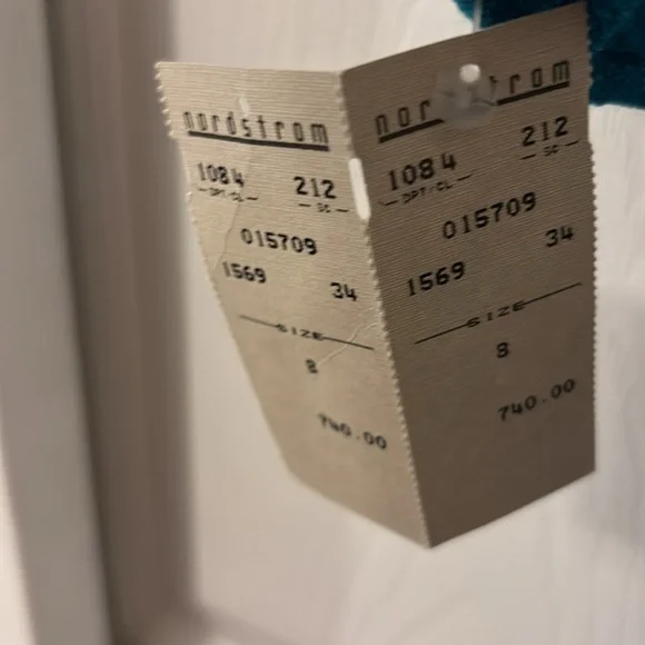 NEW💚St. John Tourmaline Long Sleeve Dress with Sequin Detail-Rare NWT - Vintage - Picture 5 of 11